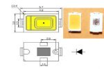 LED Surface Mount (SMD) 5630 Warm White With Wires