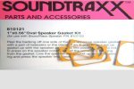 SOUNDTRAXX 810121 14 X 25 mm Oval Speaker Gasket Kit